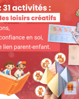 Calendrier de l'après - découvrez 31 activités pour le développement personnel des enfants de 3 à 12 ans